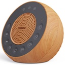 Housbay White Noise Machine with 31 Soothing Sounds, 5W Loud Stereo Sound, Auto-Off Timer, Adjustable Volume, Sleep Sound Machine for Baby, Kid, Adult -Wood Grain