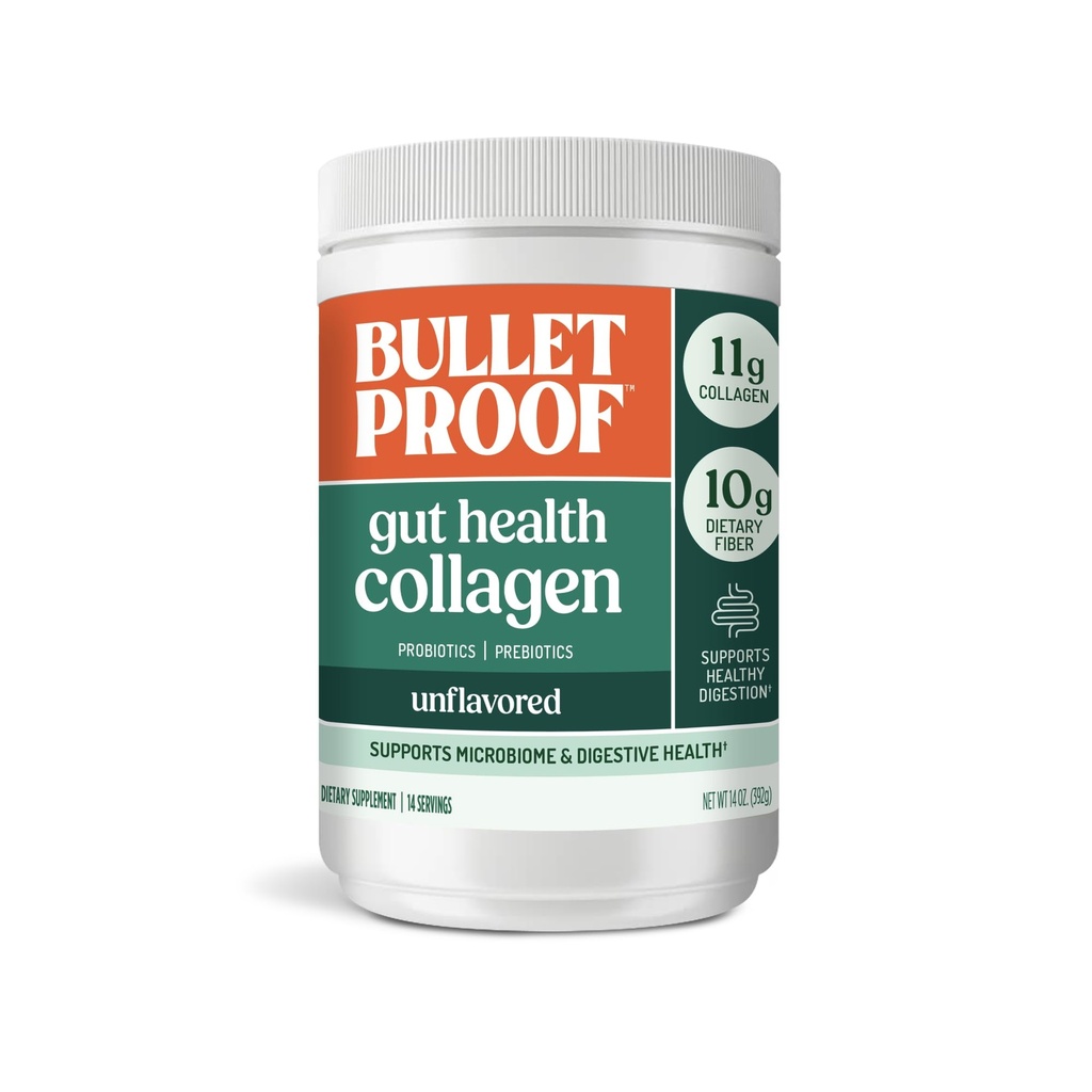 Kurşunlu Sinirli Gut Health Collagen proteini, 14 Ounces, 10g Grass-Fed Collagen Gu for Gut, Skin, Bone and Common Support