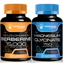 Berberine Supplement 1500 mg - Ceylon Cinnamon │ Magnezyum Glycinate Capsules - 750 mg - Magnezyum Supplement High Abors Supplement
