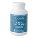 Dr Amen BrainMD Calm My Brain - 90 Vegan Capsules - Fast-Acting Formula with Magnezyum, Ashwagandha & L-Theanine - 30 Hizmet