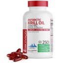 Bronson Antarktika Krill Oil 2000 mg with Omega-3s EPA, DHA, Astaxanthin ve Phospholipids, 250 Softgels (125 Hizmet)