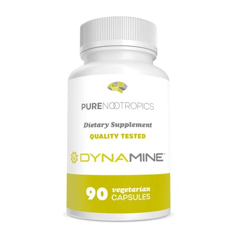 Saf Nootropics - Dynamine (Methylliberine: 1,7,9-tetratiluric Acid) 100 mg Capsules (90) | Artan Enerji, Focus & Alertness | In House & Rigorous 3rd Party Test