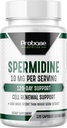 Probase Beslenme spermi (10 mg of 99 Spermidine 3HCL - Üçüncü Parti Test Edildi) 120 Capsules - 100x More Potent Than Buğday Germ Extract, Telomere Health and Aging 120-Day Supply - NMNMN