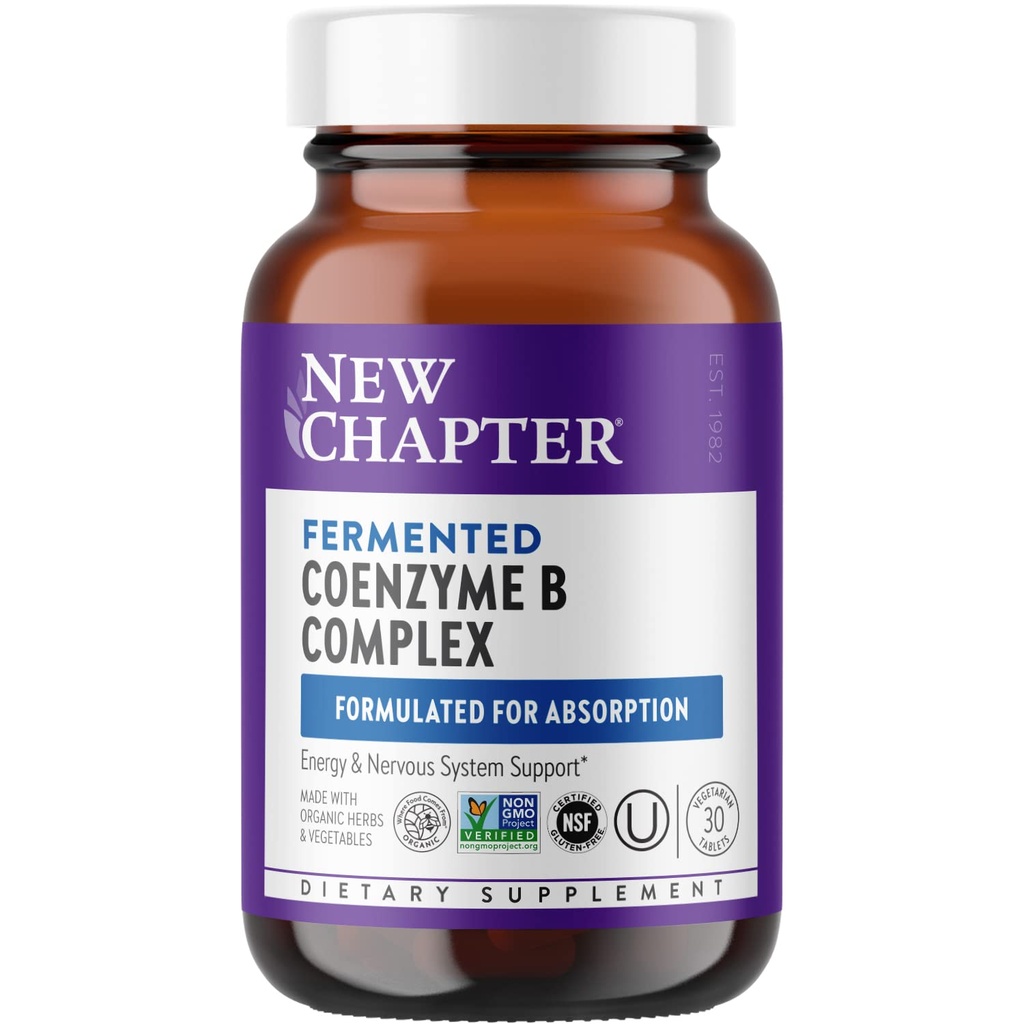Yeni Bölüm Vitamin B Kompleksi - Vitamin B12 + Vitamin B Kompleks Zengin Vitamin B12 + Vitamin B6 + Biotin + Organik Malzemeler ile Yapılacak - 30 ct