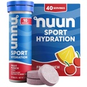 Nuun Sport Electrolyte Tabletleri, Magnezyum, Pyum, Chloride & sodyum, Gluten Free & Vegan, Meyveli, 4 Pack (40 Toplamı)