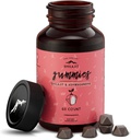 Pure Himalaya Shilajit Gummies, Sugar-Free, 85+ Trace Minerals & Fulvic Acid for Energy, Metabolism & Immune Support, Shilajit for Men & Women, Ashwaghanda Gummies (60 Kont)
