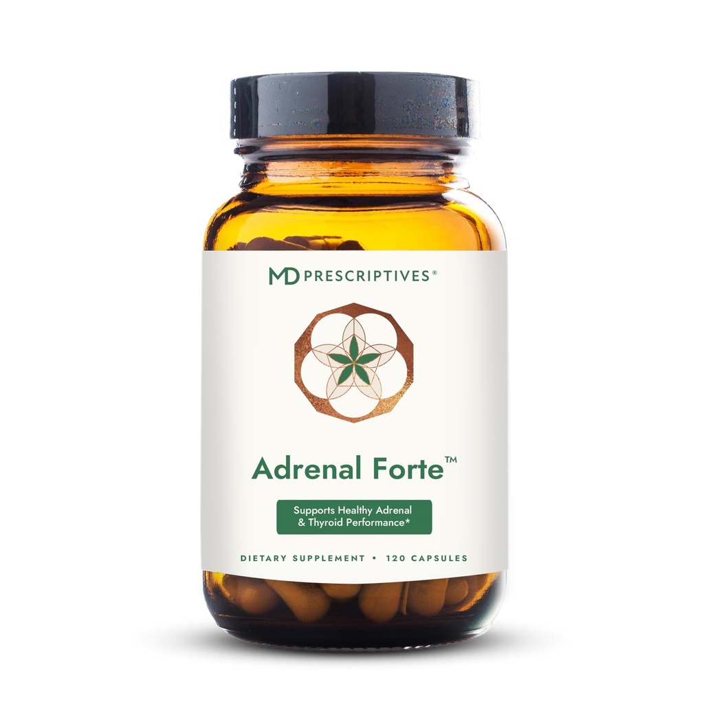 MD Prescriptives - Adrenal Forte - Adrenal Destek Supplement* with Ashwagandha & Rhodiola - 120 Capsules