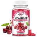 B12 Vitamin Gummies - 5000 mcg Torchcobalamin ile Demir, C, D3 & Folate, Enerji Desteği ve Metabolism, Immune, B-12 Kompleksi Erkekler ve Kadınlar için Tamamlanabilir Tamam, Vegan- 60 Kont