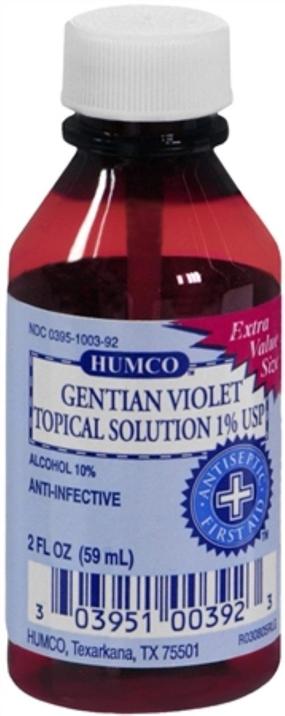 Gentian Violet Topical Solution 1% USP 2 oz (Pack of 3)