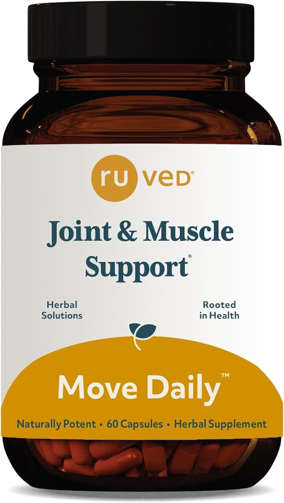 RUVED Paingon, Unbeatable Muscle Plus Joint Support Dietary Supplement, 60 Count by RUVED, manufactured by Ayush Herbs