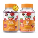 Lifeable Iron & Vitamin C Kids + B Complex Kids, Gummies Sche - Great Tasting, Vitamin Supplement, Gluten Free, GMO Free, Chewable Gummy
