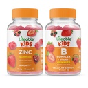 Lifeable çinko Kids + B Complex Kids, Gummies Sche - Great Tasting, Vitamin Supplement, Gluten Free, GMO Free, Chewable Gummy Gummy