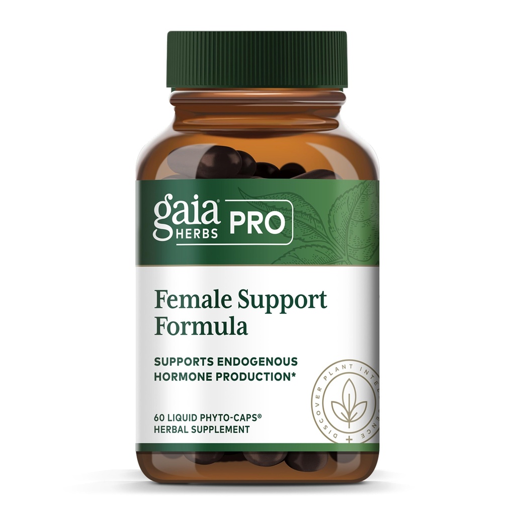 GAIA HERBS PRO Kadın Destek Formula - Sağlıklı PMS & Menopause Fluctuations with Alfalfa Leaf, Black Cohosh Root Extract, Dandelion Root & More* - Vegan - 60 Sıvı Phyto-Caps (60 Hizmetler)