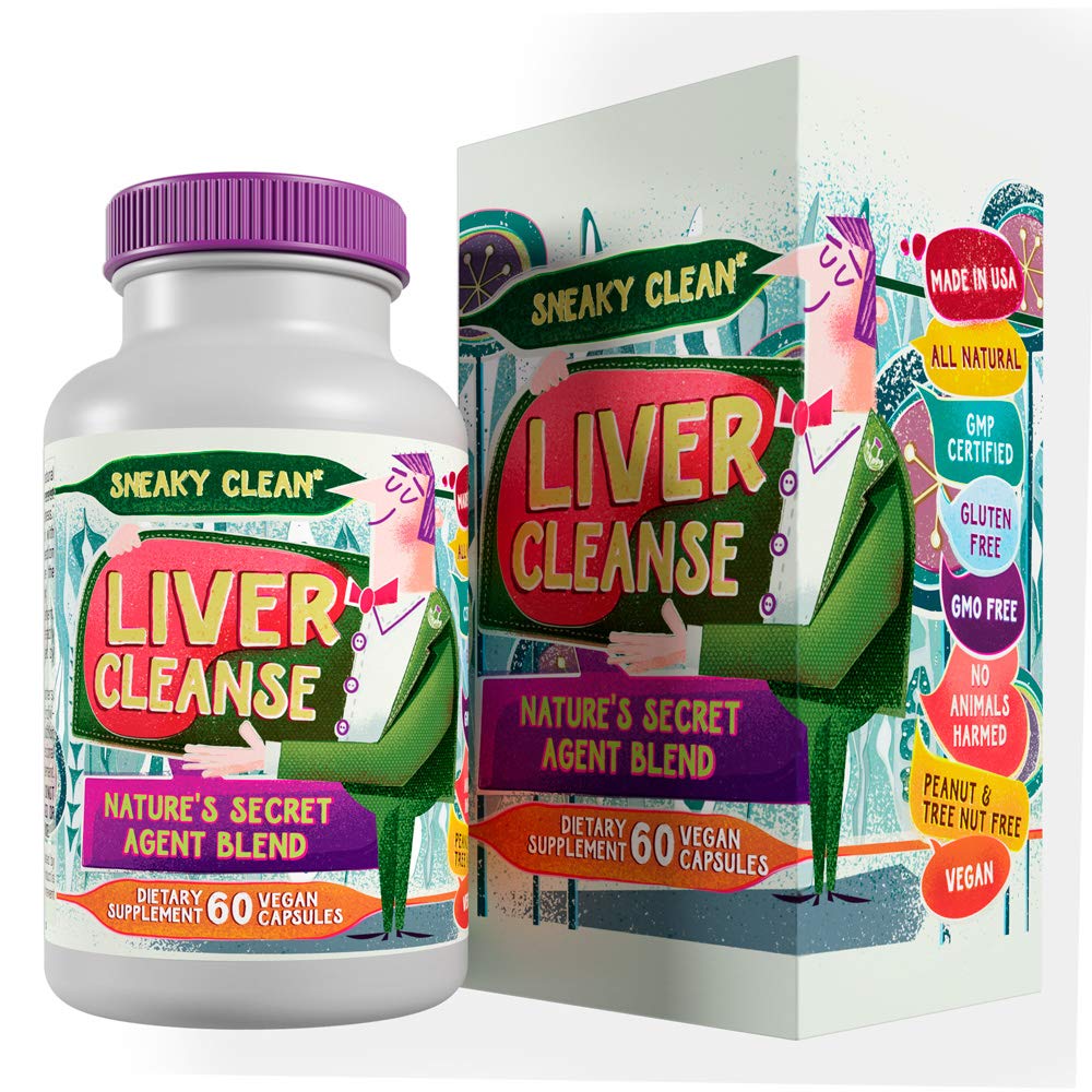 Liver Cleanse Support Supplement w Milk Butle - Doğanın Gizli Ajanı - 60 Vegan Capsules