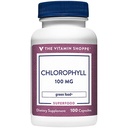 The Shoppe Chlorophyll 100mg - Doğal Gıda Tamam, Yeşil Superfood Immune System & Energy Production, 'Doodorant' (100 Capsules)