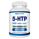 5-HTP 200 MG, Mood için Plusdis, Uyku - Calm ve Rahatsız Mood -% 99 Yüksek Yükseklik - 120 Capsules - Arazo Beslenme