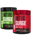 Jacked Factory Nitrosurge Pre-Workout in Cherry Limeade & Watermelon Nitrosurge Shred Thermogenic Pre-Workout for Men & Women