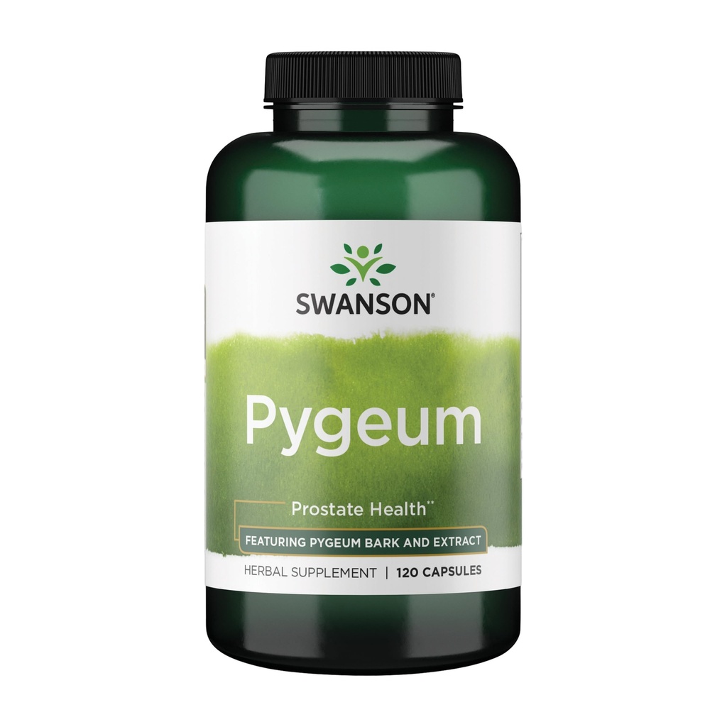 Swanson Pygeum - Erkek Prostate Health için herbal Supplement - Destekler Bladder ve Urinary Tract Health - 120 Capsules