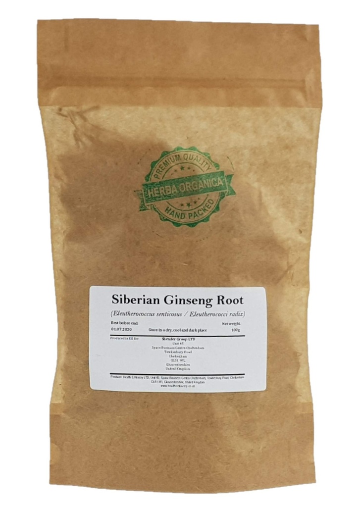 Herba Organika Sibirya'nın 185 Kökü - Eleutheroccus Senticosus L - Herbal Tea (100g)