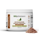 Microbiome Restorasyon Tozu - Chocolate Flavor - Lactobacillus Strains, Bone Broth & Collagen - L-Glutamine Kaynağının Kaynağı - Gaz & Bloating Relief - Genişleme Sağlığı - 30 Hizmet - 150g