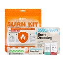 RHINO RESCUE Burn Kit, 4round Burn Dressings 4x4", 8ay Burn Gel Packets 3.5g, 4ay Burn Pads, First Aid Kit Soğutma Soothing Cream Relief with Bandage, nile Gloves, Scisors, Tape, HSA/FSA Eable