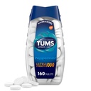 TUMS Ultra Strength Chewable Antacid Tabletleri Heartburn Relief, Peppermint - 160 Kont