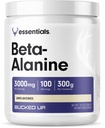 Bucked Up Beta Alanine 300 mg Toz, Non-GMO, Gluten-Free, Unflavored (100 Hizmet)