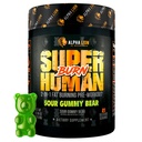 ALPHA LION Superhuman Burn - 1 Metabolism ATM Pre Workout and Thermogenic Fat Burner for Men - Appetite Suppressant and Kilo Kaybı Supplement (21 Hizmetler, Sour Gummy Ayı)