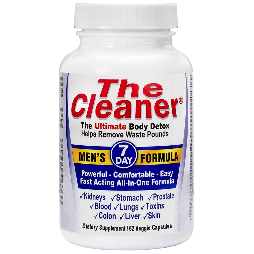Yüzyıl Sistemleri Temiz Detox, Güçlü 7Gün Erkekler için İç Temizleri Tamamlıyor, Destek Digestive Health, 52 Vegetarian Capsules