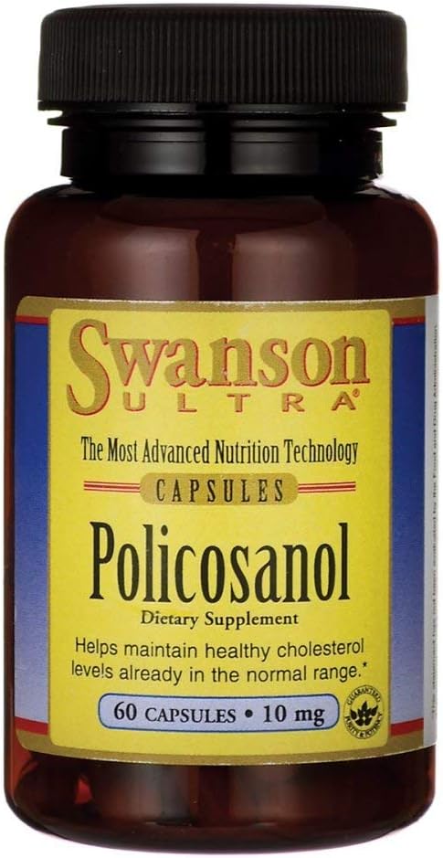 Swanson Policosanol 10 Milligram 60 Capsules