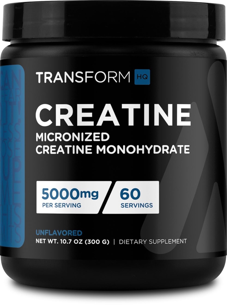 Kretine Monohidrat Tozu (60 Hizmet) Unflavored - 5000 mg Per
