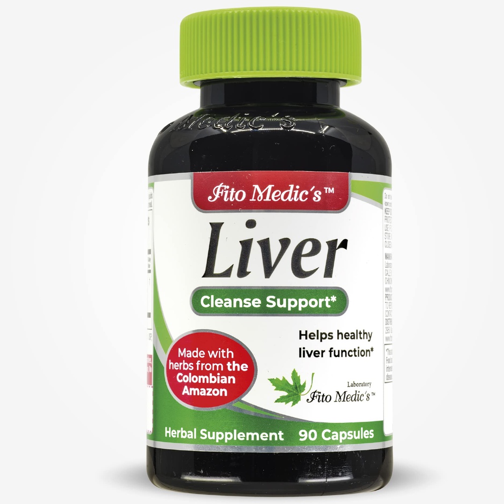 FITO MEDIC'S Lab - Liver Cleanse Detox & Tamir, Liver Supplement - with - Milk Thistle - Artichoke Extract -Boldo- Rhubarb-Ultra yüksek Aborpsiyon.