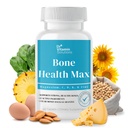 DR VITAMIN SOLUTIONS Bone Health Max - Gelişmiş ve Magnezyum & Supplement D3, Bromelain & Ipriflavone - Güçlü Bones & Ortak Destek için 60 Tablet