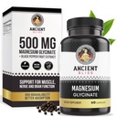 Antik Bliss Magnezyum Glycinate for Muscles & Nerves, Digestive & Immune Support Supplement, Magnezyum Supplement for Women & Men (60 Capsules)