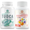 Sambugra TUDCA Supplements 1100mg and Liposomal 33-in-1 Multivitamin Supplement, High Bioavailability Supplement,Comprehensive Support for Health (Pack of 2)