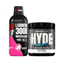 PROSUPPS L-Carnitine 3000 Stimulant Ücretsiz Sıvı Shots (31 Hizmet, Ejderha Meyvesi) ve Hyde Max Pump Pre Workout for Men and Women (20 hizmet, Unflavored) (1994)