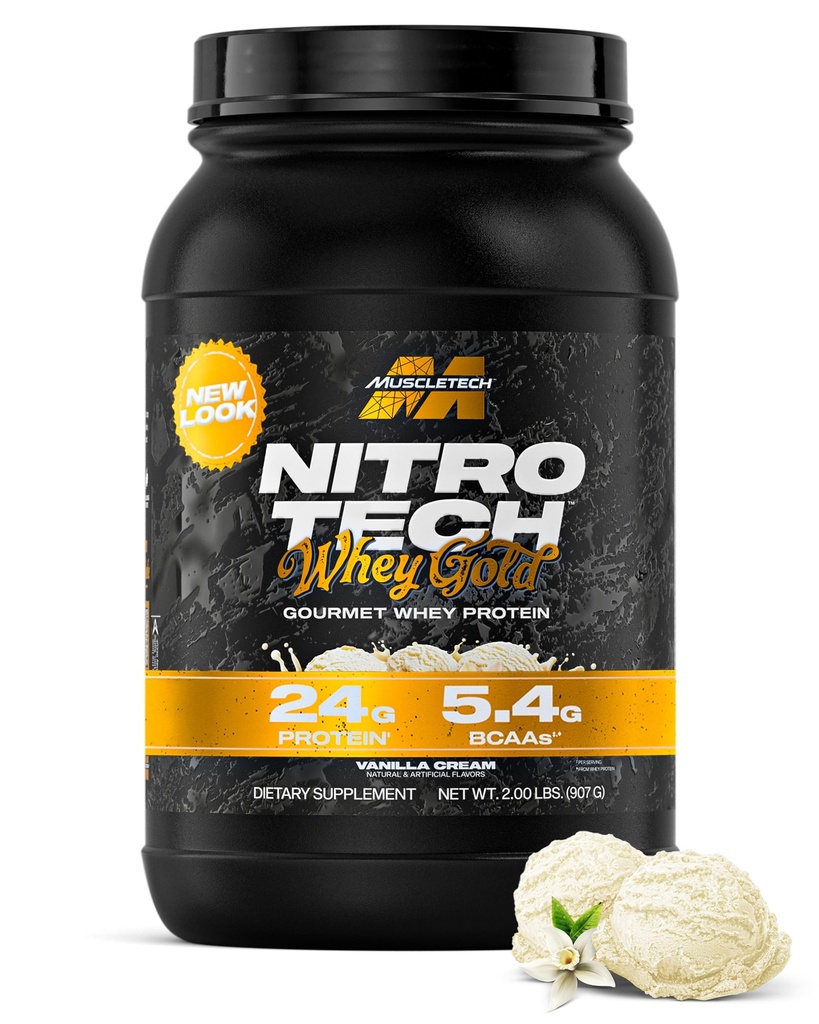 KasTech Whey protein Tozu (Vanilla Cream, 2LB) - Lean Muscle & Recovery için Smoothie Mix - 24g of Whey Gold for Women & Men - Ambalaj Vary