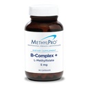 TorchPro B-Complex + L-Methylfolate 5 mg - Kadınlar ve Erkekler için Meks Vitamin B Kompleksi, Hücre Enerji Desteği Folate, Niacin ve Biotin, VIT B Supplement - 90 Vegan Capsules
