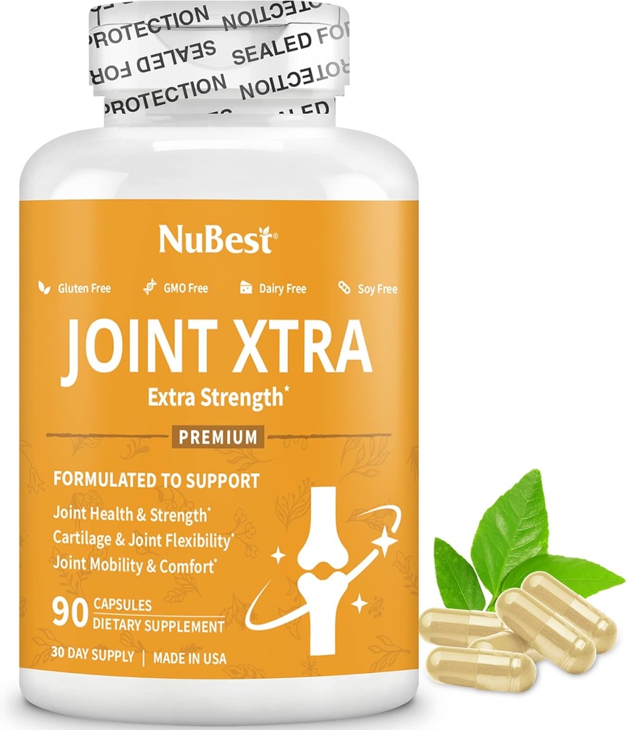 NuEn İyi Ortak Xtra - Ortak Destek Tamam | Ortak Sağlık Formülü Triple Joint Strength - Glucosamine, Chondroitin, Turmeric, MSM | 1 Ay Supply