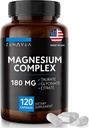 Triple Complex Supplement (120 Vegan Capsules) - Magnezyum Glycinate Taurate ve Citrate - Calm Magnezyum Kompleksi Supplements
