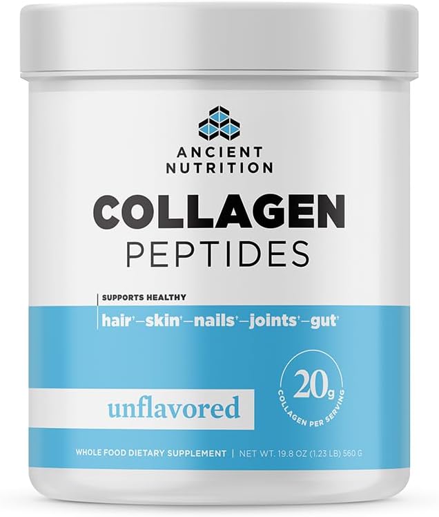 Eski Beslenme Collagen,, Collagen, Toz, Unflavored Hydrolyzed Collagen, Supports Health Skin, Ortaklar, Gut, Keto ve Paleo Dostu, 28 Hizmet, 20g Collagen