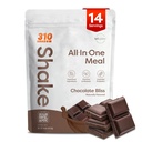 310 Beslenme All-In-One Meal Change Shake Toz - Plant-Based Protein Smoothie Blend w/High Fiber, Probiyotiks & Adaptogens - Low Carb, Vegan, Keto & Paleo Friendly - Bliss - 14 Srv