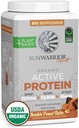 Sunwarrior Organik Bitki Protein Toz | Vegan Organik Protein Toz BCAAs Plus Recovery Minerals & Botanicals | Non-GMO Soy Süt & Gluten Ücretsiz (Chocolate Peanut Butter, 20 Hizmet)