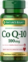 Nature's Bounty CoQ10, Sağlıklı Kan basıncı, 100 mg, Hızlı Yayın Softgels, 75 Kont