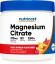 Nutricost Magnezyum Citrate Toz (Fruit Punch, 250 Gram)