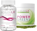 AgelessLX Capsules with Power Greens Superfood Toz