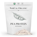 NorCal Organik - Premium Pea proteini -% 100 Vegan ve Organik - UNFLAVORED - 2 Pounds (1.5 km) - 35 Hizmet