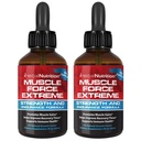 Kas Kuvveti Extreme 2 Şişe Paketi 345 mg Perrietary Formula Güçlü En Güçlü Güçlü Güç ve Endurance Kombinasyonumuz, Kas Güçlü ve Kurtarma Zamanı 2oz Şişeler
