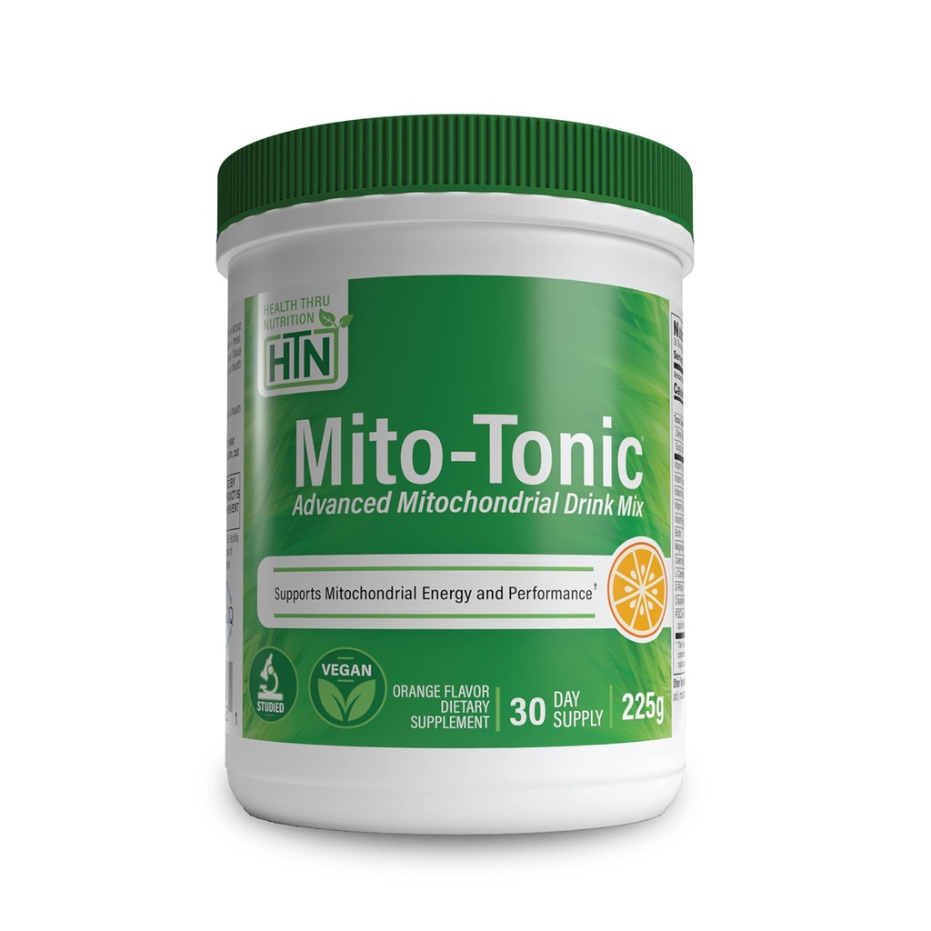 Sağlık Thru Beslenme Mito-Tonik Gelişmiş Mitochondrial Drink Mix | CoQ-10, PQ, D-Ribose, L-Carnitine & More | Hücre Enerji & Kardiyak Fonksiyonlu Desteği | Keto Dostu | No-GMO (30 Hizmet)