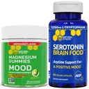 NATURAL STACKS Mood Citrate Gummies + Serotonin Beyin Gıda Paketi - Olumlu Mood & Stres Desteği - 90 Adet